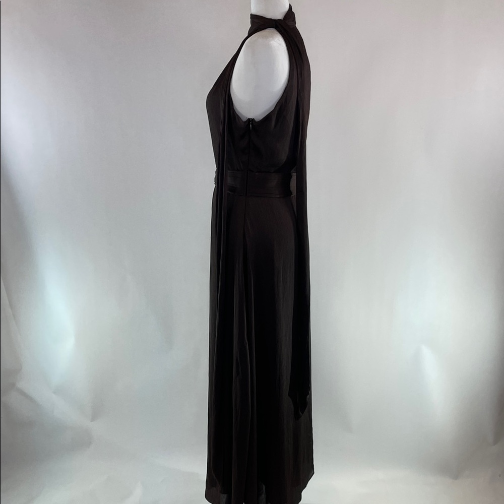 Sachin + Babi Brown Kayla Gown, 12 (flaw) - Picture 10 of 13
